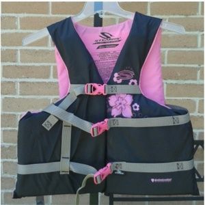 Pink Life jacket fits plus size and regular